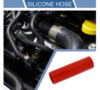 1 Pièce Durite En Silicone Rouge 51Mm/2.01" Id 200Mm/7.87" Longueur 0° Universelle