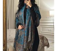 1 pièce Écharpe imprimée avec motif de noix de cajou chaud et pour femmes, hijab et châle classique à motif cachemire pour abaya et robe Imprimés aléatoiresPolyester