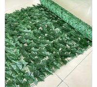 1 pièce Écran de clôture de confidentialité en lierre artificiel extensible - Panneau de feuilles de vigne en plastique de 50 cm, convient pour mur vert artificiel, jardin extérieur, patio, cour, balc