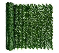 1 pièce Écran de clôture de confidentialité en lierre artificiel - Panneau d'écran de confidentialité en feuilles et vignes de haie en plastique factice, résistant aux UV, convient pour la maison, le