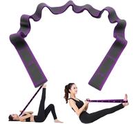 1 Piece Elastic Yoga Band,Elastic Band For Bodybuilding,Elastic Band With 9 Loops,Stretch Resistance Bands,Elastic Exercise Strap For Latin Yoga Pilates