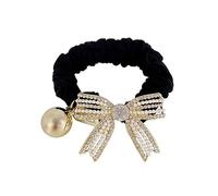1 Pièce Élastique à Femme Nœud Rhinestones Accessoire pour Filles Bandes à Décoratives pour Queue Chignons