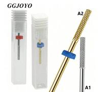 1 pièce Embout de lime à ongles professionnel en carbure de tungstène 3/32", pour préparer le lit de l'ongle, limer, nettoyer la peau morte Acier inoxydable