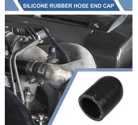 1 Pièce Embout De Tuyau En Caoutchouc De Silicone Noir De 30mm De Longueur Et De 25mm/0.98" De Diamètre Intérieur Pour Tube De Dérivation Universel