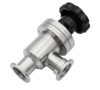 1 pièce en acier inoxydable, vanne à clapet à vide manuelle de type L, KF16 KF25KF40 KF50, cloison à vide, interrupteur de sécurité au gaz