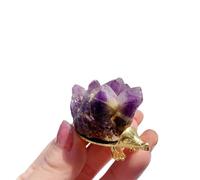 1 pièce en cristal naturel hérisson améthyste grappe animal ornement animal décoration cadeau famille
