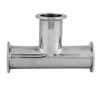 1 pièce en t de serrage PCS Raccord sanitaire à 3 voies Té de serrage standard en acier inoxydable 3 voies Φ38 × 1,5 Accessoires de raccordement sanitaire 1,5 "Tri-Clamp, diamètre de tuyau 38 mm