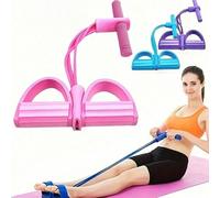 1 pièce Ensemble de bandes de résistance EVA, 4 anneaux de résistance empilables légers, convient pour l'entraînement complet du corps, l'entraînement abdominal, le rameur et d'autres exercices de fit