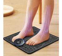 1 pièce Ensemble de mini-masseur électrique EMS, comprenant un tapis de massage des pieds, des coussinets de massage du corps entier et des coussinets de massage des épaules et du cou EMS - Cadeau de