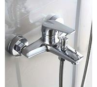1 pièce Ensemble de robinet de douche de salle de bain en acier inoxydable, mitigeur pour lavabo, toilette, baignoire, robinet mural encastré à trois voies. Robinet mitigeur de baignoire/douche en all