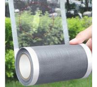 1 pièce Ensemble de ruban de réparation en maille plastique auto-adhésif | Patch non imperméable pour moustiquaires de fenêtre, moustiquaires et portes - Réparation facile pour les déchirures, les tro