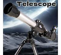 1 pièce Ensemble de télescope monoculaire portable de haute définition et de fort grossissement de niveau d'entrée, utilisant des lentilles de qualité astronomique, parfait pour la vision nocturne et