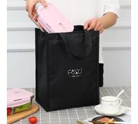 1 pièce épais et grand sac boîte à lunch Bento, grand sac fourre-tout isotherme avec poignée pour transporter les repas, sac isotherme portable pour le déjeuner au travail, sac pour femmes, étudiantes