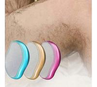 1 pièce Épilateur de jambe en cristal réutilisable neutre, outil d'épilation exfoliant magique sans douleur, produit de soin des cheveux et accessoire essentiel de beauté de salon pour les voyages (ne