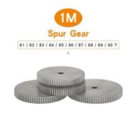 1 pièce équipement cylindrique 1M-81/82 / 83/84 / 85/86/87/88/89 / 90T SC45# En acier au carbone des dents douces de surface de surface for les pièces de transmission (Size : 1M89T - Bore 10 mm