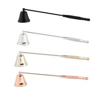 1 pièce Éteignoir de bougie noir/doré/argent/rose gold/laiton en acier inoxydable. Accessoires d'outils de bougie, tampon de bougie, extincteur de cire de bougie avec poignée. Mèche de bougie, flamme 