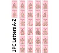 1 pièce Étui de passeport de voyage avec lettre A-Z, Étui de passeport en PU avec design de carte, Étui de passeport rose, pour voyage d'affaires couverture de passeport pour vol L,M,S,A,K,B,C,D,E,F,N