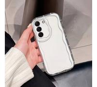 1 pièce Étui de protection d'écran en forme de vague minimaliste compatible avec Samsung A14/A15/A16/A17/A04/A05/A06/A07/A54/A55/A56/A57/A34/A35A/36/A37/S26/S26Plus/S26Ultra compatible avec Transsion 