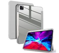 1 pièce Étui de protection en acrylique transparent gris antichoc avec couvercle à triple pli compatible avec iPad A16 11e/10e génération, Air 11/13, M3 2025, Mini 7 A17, Pro 2024, Air 11/13, M2 2024,