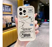 1 pièce Étui de protection épais antichoc et avec motif avion, compatible avec Apple///Infinix/Vivo/OPPO, un choix idéal pour les passionnés de mode, minimaliste et élégant iPhone SE2,IPhone X/XS,iPho