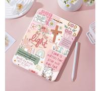 1 pièce Étui de protection plat avec motif croix et lettre, compatible avec iPad 10,2", iPad Pro 11" 2021/2020/10e génération, iPad Mini 4/5/6, Galaxy Tab A8 10,5" 2022, Matepad 10,4"/Tab, avec fente