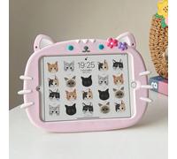 1 pièce Étui de protection pour iPad avec design mignon de chat compatible avec iPad 7/8/9, iPad Air 5/4/3 9ème génération 10,2", iPad Pro 11", iPad Mini 7, Nouvel iPad Air 6, /A7/8/9 iPad Mini 1/2/3(