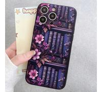 1 pièce Étui de téléphone antichoc et anti-dérapant avec motif de livre, compatible avec Apple/Redmi/VIVO/OPPO, étanche et résistant aux rayures IPhone X/XS,iPhone 12,iPhone 12 Pro,iPhone 12 Pro Max,G