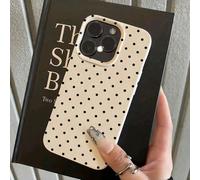 1 pièce Étui de téléphone avec motif imprimé UV à pois noirs IPhone X/XS,iPhone 12,iPhone 12 Pro,iPhone 12 Pro Max,Galaxy S21,Galaxy S21 Plus,Galaxy S21 Ultra,Iphone 13,Galaxy A32 4G,Galaxy A32 5G,Gal