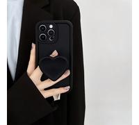 1 pièce Étui de téléphone avec support caché et dégradé de cœur, compatible avec 12/13 Pro Max. Conception de dessin animé mignonne et de protection complète anti-chute pour Honor X7/Galaxy A56 5G/Inf