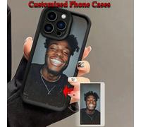 1 pièce Étui de téléphone avec texture d'échelle céleste/étui de téléphone transparent TPU avec impression photo personnalisée, impression UV haute définition, compatible avec 16 Pro Max/16 Pro/16 Plu