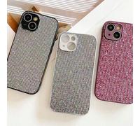 1 pièce Étui de téléphone de Noël cadeau de luxe pour femmes avec écran complet, diamants scintillants et film de protection de l'objectif, coque rigide en PC compatible avec iPhone 16 HUAWEI P40,HUAW