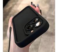 1 pièce Étui de téléphone en silicone en forme d'escalier Dopamine, compatible avec Apple 12/13 Pro Max, coque de protection antichoc full-body, design minimaliste, style de bande dessinée mignon, pro