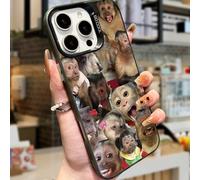 1 pièce Étui de téléphone en TPU avec motif de singe, bords souples, expression mode intéressante et mignonne. Compatible avec iPhone13/15/14/13/12/11/16, Galaxy, Redmi, OPPO, VIVO, INFINIX. Version i