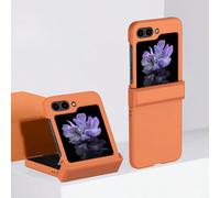 1 pièce Étui de téléphone pliable en PC de couleur unie, protecteur et anti-chute, compatible avec : Samsung Galaxy Zflip 3/Zflip 4/Zflip 5/Zflip 6/Zflip 7, OPPO Find N3 Flip/OPPO Find N2 Flip, Razer