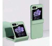 1 pièce Étui de téléphone pliable en PC de couleur unie, protecteur et anti-chute, compatible avec : Samsung Galaxy Zflip 3/Zflip 4/Zflip 5/Zflip 6/Zflip 7, OPPO Find N3 Flip, OPPO Find N2 Flip, Razer