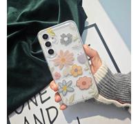 1 pièce Étui de téléphone portable transparent anti-chute en TPU doux avec motif floral et végétal créatif et simple, compatible avec Redmi/Note/10/11/12/Pro/Max/12C/13C/Poco/C55/C65/Plus/Turbo/X5/X6/