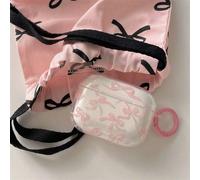 1 pièce Étui d'écouteur en forme de nœud mignon compatible avec les écouteurs iPhone 1ère/2ème génération, étui de protection pour écouteurs sans fil, cadeau pour petit ami/petite amie, étui pour écou