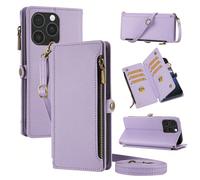 1 pièce Étui portefeuille multifonction avec fentes pour cartes, bandoulière, compatible avec Apple 17 Pro Max / Series, Housse de protection à la mode pour le shopping, les voyages, version internati