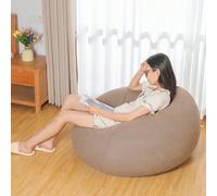 1 pièce Fauteuil gonflable avec une pompe à pied style soufflet, chaises poire, canapé poire tatami, lit de loisir en PVC épaissi pour le camping en plein air, canapé d'intérieur de loisir, meuble de