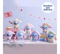 1 pièce Figurine de poupée Disney "Série Stitch, même fatigué, il faut mordre" sac OPP aléatoire, poupée déformable, cadeau de couture populaire, cadeau d'anniversaire/fête, faveur de fête, charm de s
