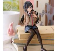 1 pièce Figurine de Sakurajima Mai de l'anime, statue de décoration de tête de cochon de jeunesse, modèle de collection Taille UniqueABS