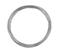 1 Pièce Fil de Fer Galvanisé Rouleau,Fil à ressort de 50 m de diamètre 1 mm en acier,Fil de bricolage en aluminium,Pour modélisation, bricolage, bijoux, sculptures et travaux manuels