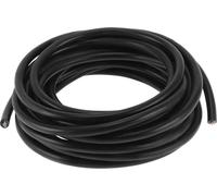 1 Pièce fil de masses Universel 14Awg Pour Autoradio, Automobile, Enceintes De Voiture Fil D'Alimentation Entièrement Isolé & Gaine Douce Au Toucher Tc Noir 30Ft 6 Conducteur