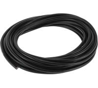 1 Pièce fil de masses Universel 20Awg Pour Autoradio, Automobile, Enceintes De Voiture Fil D'Alimentation Entièrement Isolé & Gaine Douce En Tc Noir 33Ft 6 Conducteur
