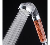 1 pièce Filtre en pierre de Maifan Pomme de douche à main Accessoires de salle de bain Outils de salle de bain Taille Unique,Douche + tuyau 1,5 m,Douche + tuyau 1,5m + support,Pommeau de douche unique