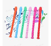 1 pièce Flûte à bec standard colorée de 30 cm, flûte en plastique de haute qualité à 6/8 trous de 32 cm pour débutants, instrument de musique pour pratiquer la flûte verticale, accompagnement pour la 