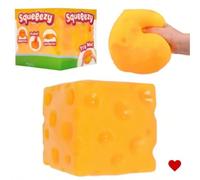 1 pièce- Fromage à presser-Extra large-Jouets à presser-Jouets de décompression-Soulager le stress-Taba Squishy-Jouets Squishy-Jouets Fidget Presser des glaçons (mélangés aléatoirement),Pressez le cub