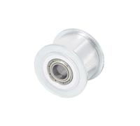 1 pièce Galet tendeur lisse HTD3M-30 pour courroie crantée, largeur de gorge 16mm, alésage 8mm, alliage d'aluminium, poulie de renvoi lisse pour équipement d'automatisation industrielle