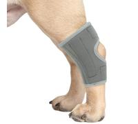 1 pièce Genouillère pour Chien, Brace Genouillères Protecteur Chirurgical Blessure Bandage Wrap, Jambe Wrap Protecteur Joint Manchon De Compression(Gris, XL)