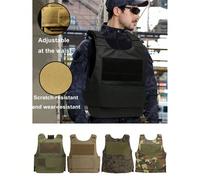 1 pièce Gilet tactique réglable 5 couleurs, équipement de protection extérieur, gilet de protection tactique à coque dure pour l'entraînement. Gilet extérieur réglable, convient pour l'équipement de g